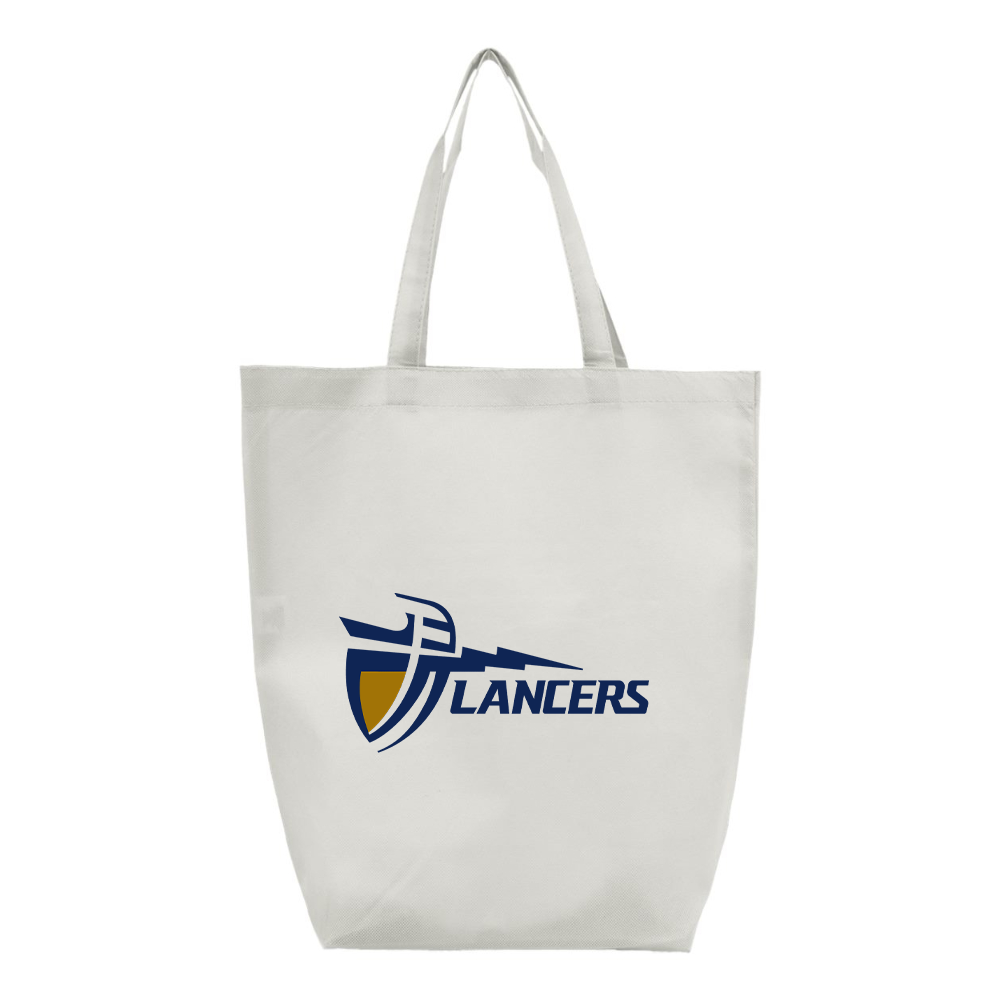 California Baptist Lancers Q-Tees Non-Woven Gusset Bottom Tote