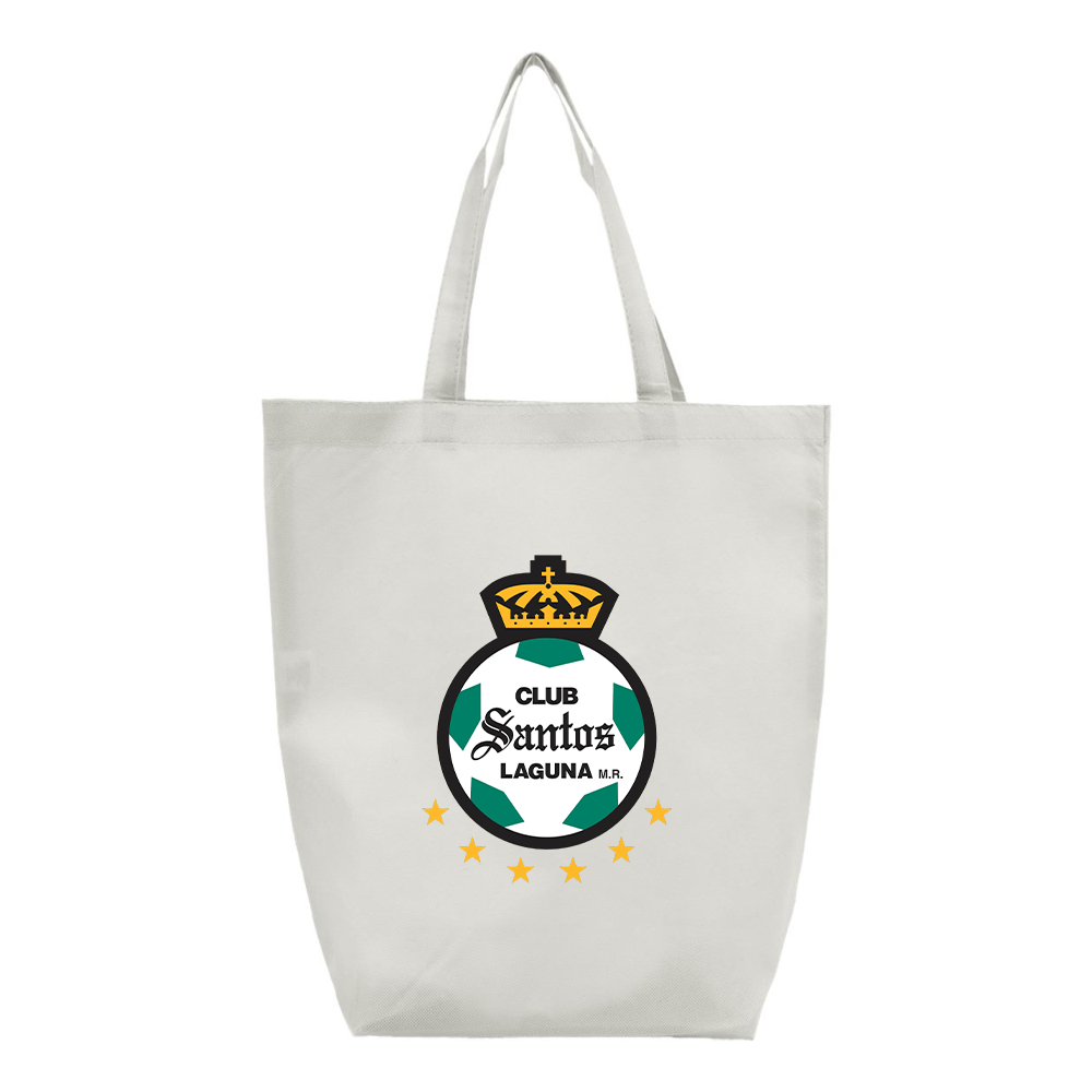 Santos Laguna Soccer Q-Tees Non-Woven Gusset Bottom Tote