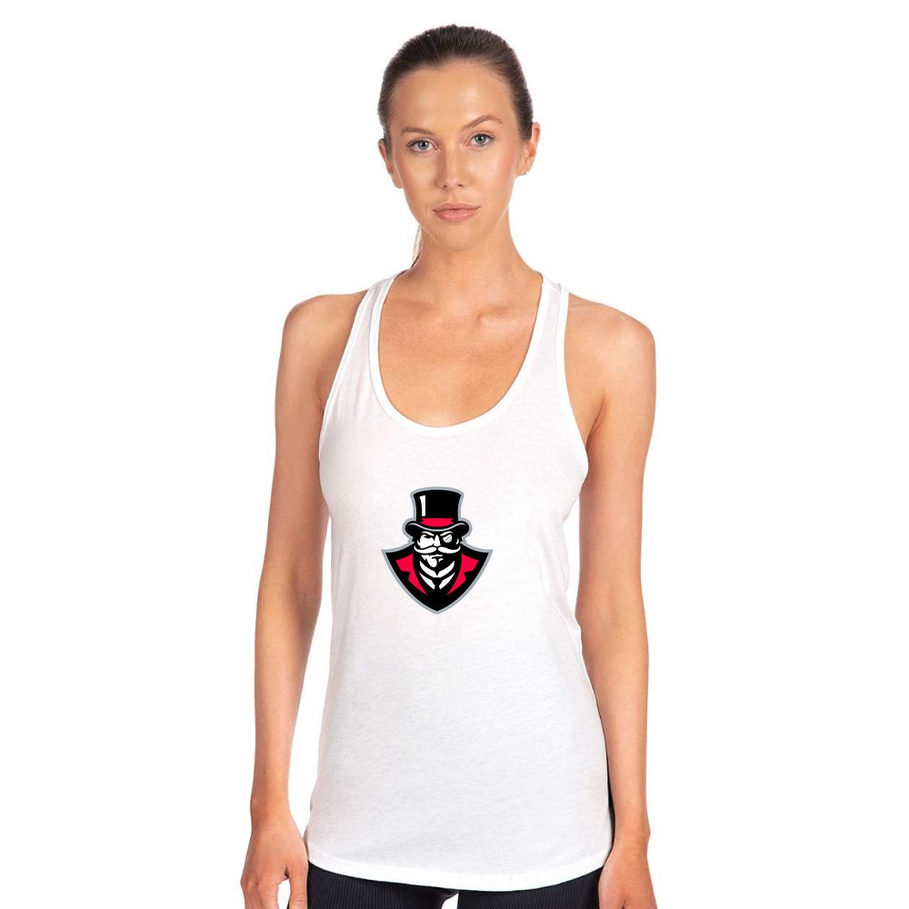 Women's Austin Peay Governors  Next Level Ideal Racerback Tank