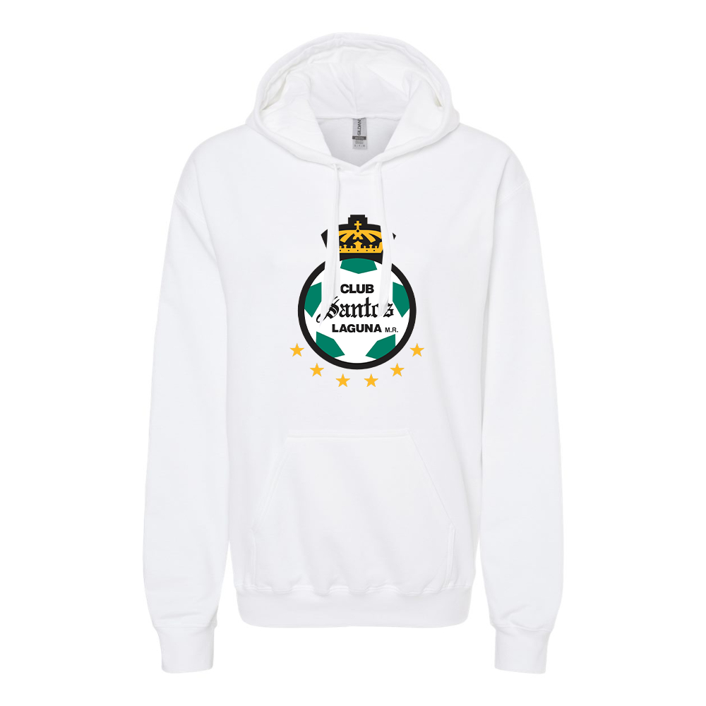 Men's Santos Laguna Soccer Softstyle Midweight Hooded Sweatshirt