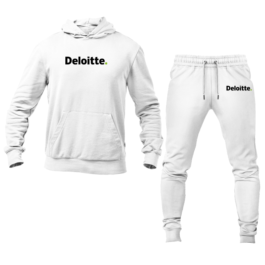 Men's Deloitte Logo Hoodie Joggers Set