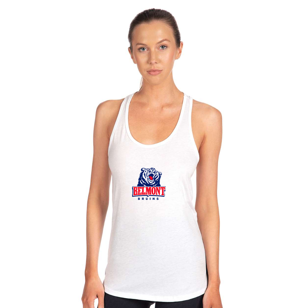 Women's Belmont Bruins  Next Level Ideal Racerback Tank