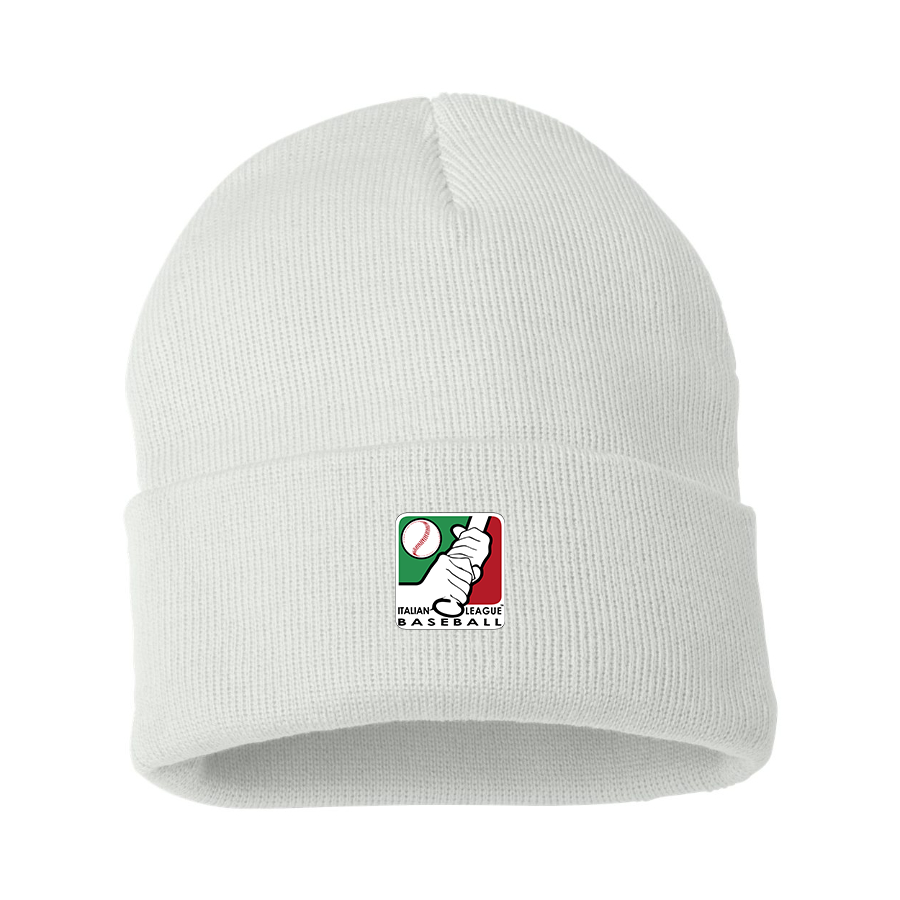 Italian Baseball League Logo Beanie Hat
