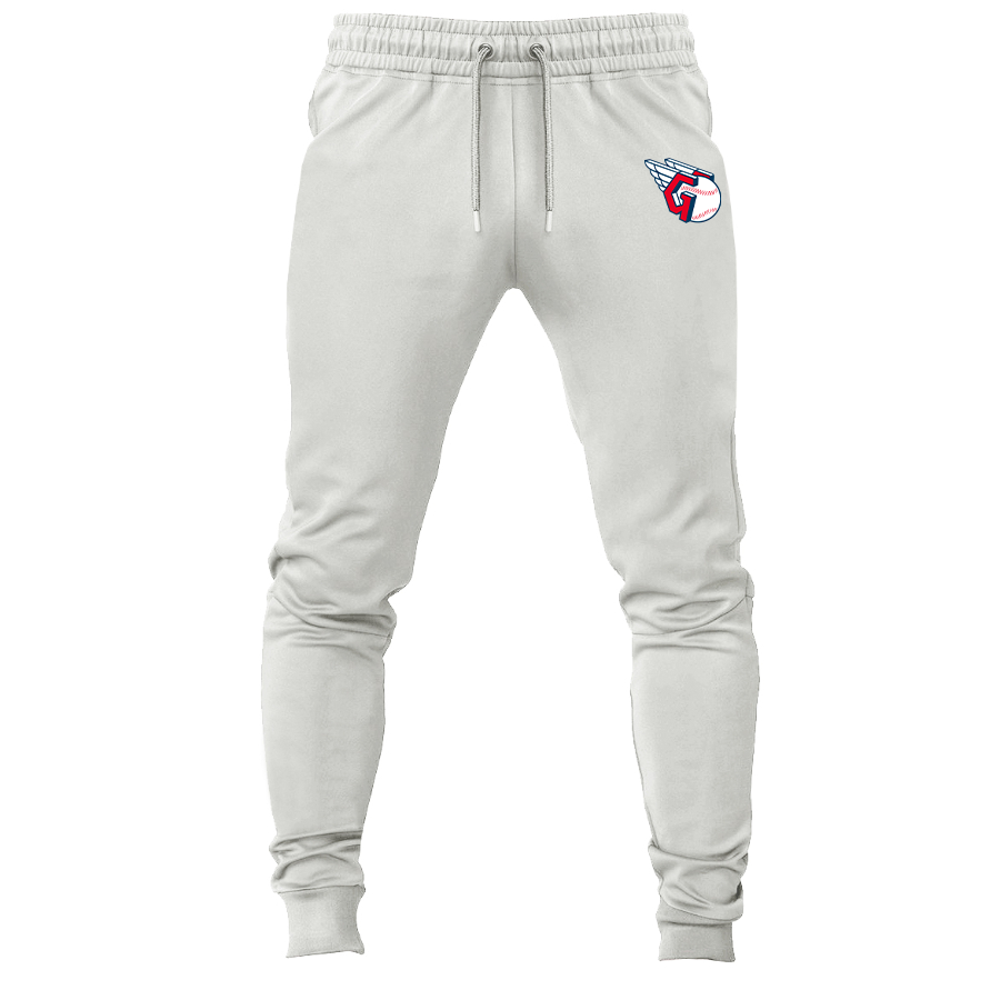 Men's Cleveland Guardians Logo Sweatpants Joggers
