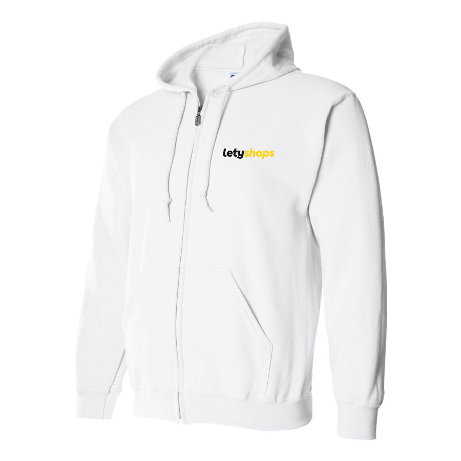 Men's LetyShops Logo Zipper Hoodie