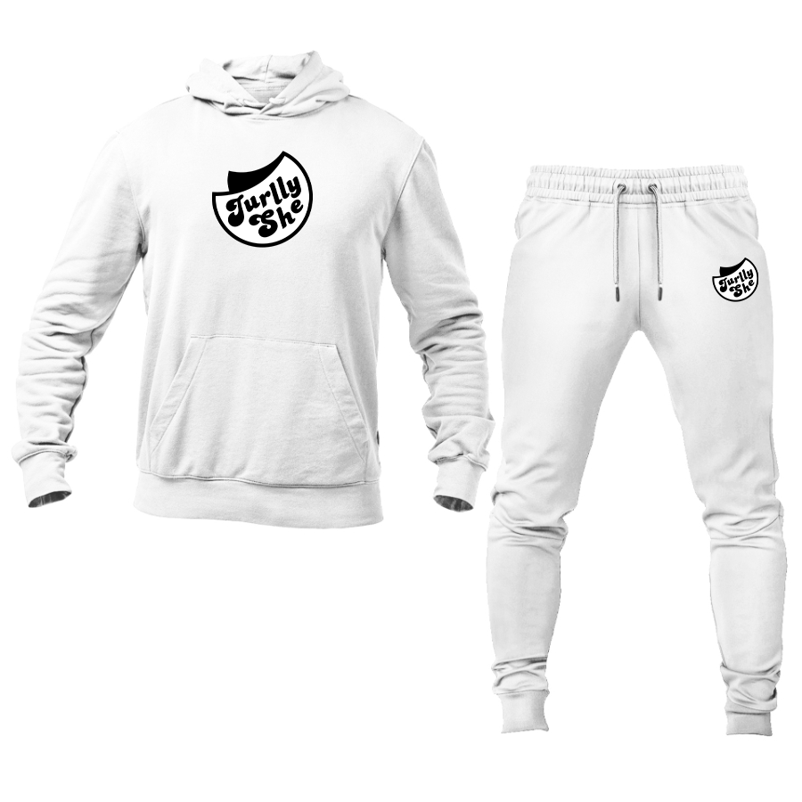 Men's Jurllyshe Logo Hoodie Joggers Set