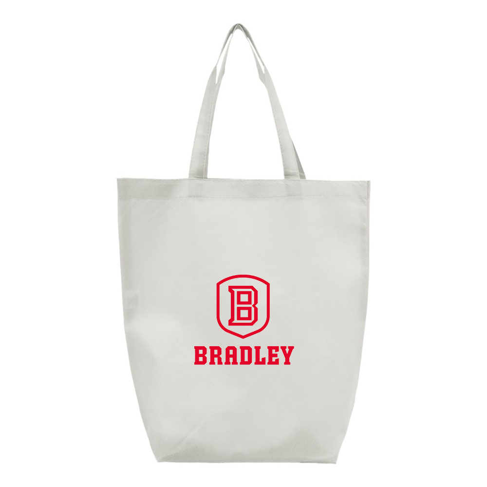 Bradley Braves Q-Tees Non-Woven Gusset Bottom Tote