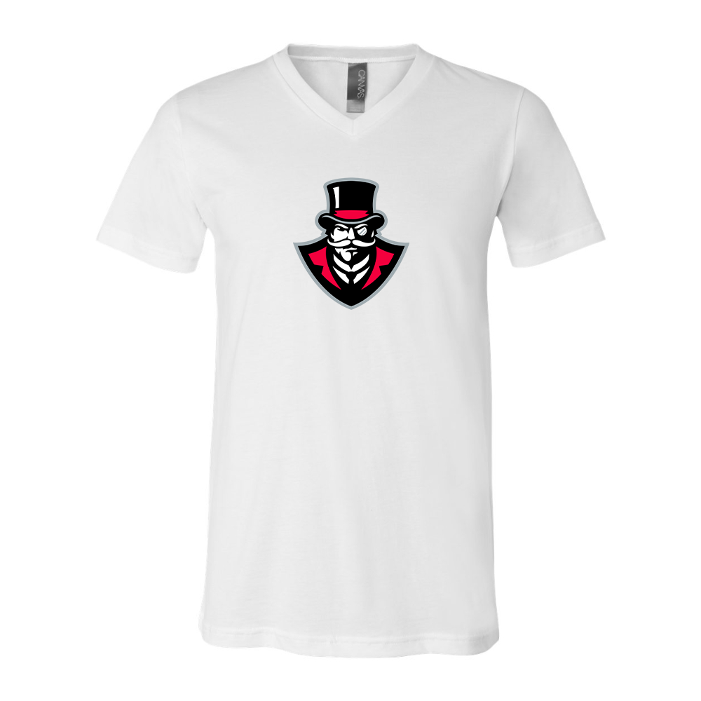 Austin Peay Governors BELLA  CANVAS - Jersey V-Neck T-Shirt