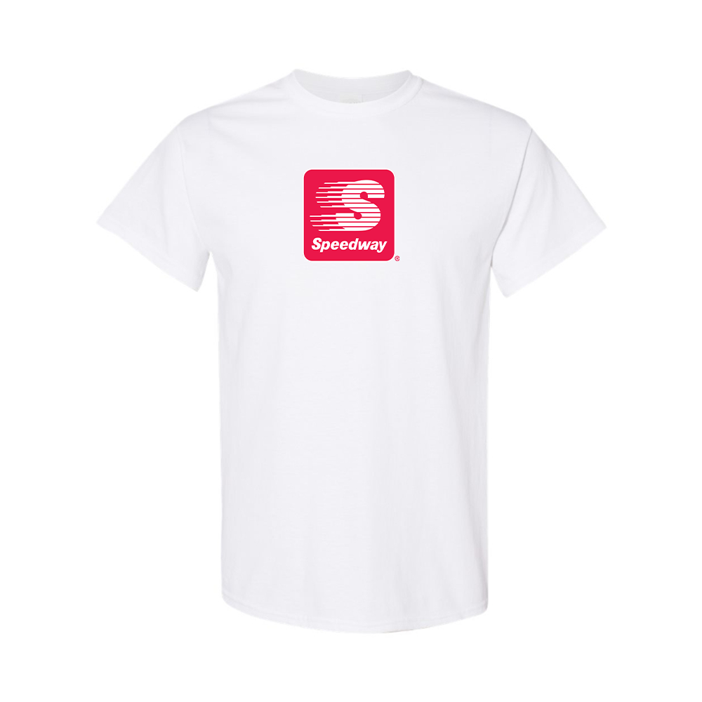 Men's Speedway Gas Station Logo Cotton T-Shirt