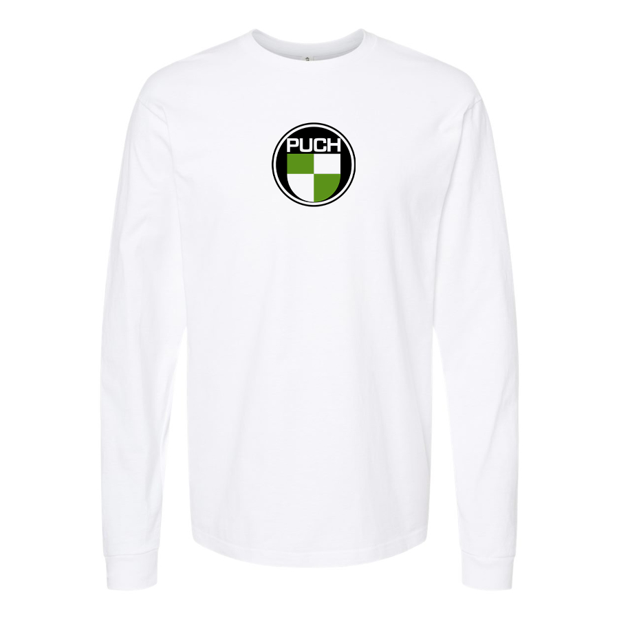 Men's Puch Logo Cotton Long Sleeve T-Shirt