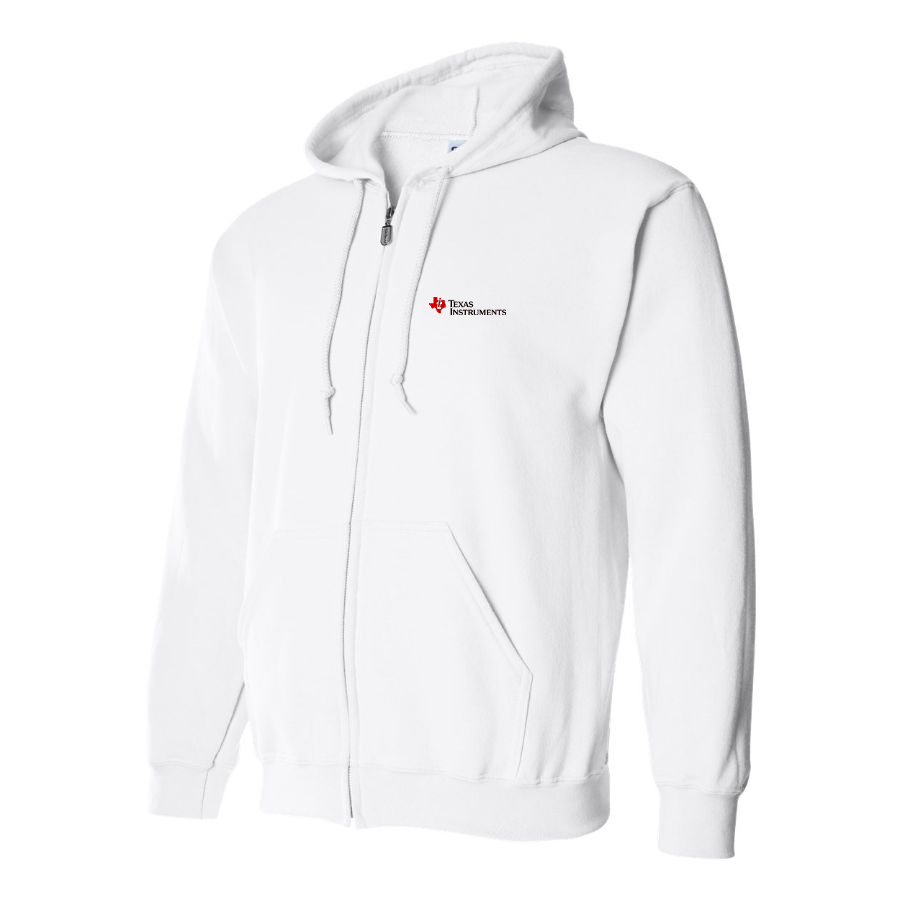 Men's Texas Instruments Logo Zipper Hoodie