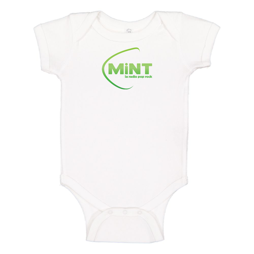 Mint Radio Logo Baby Onesie Romper