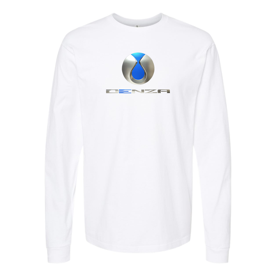 Men's Denza Logo Cotton Long Sleeve T-Shirt