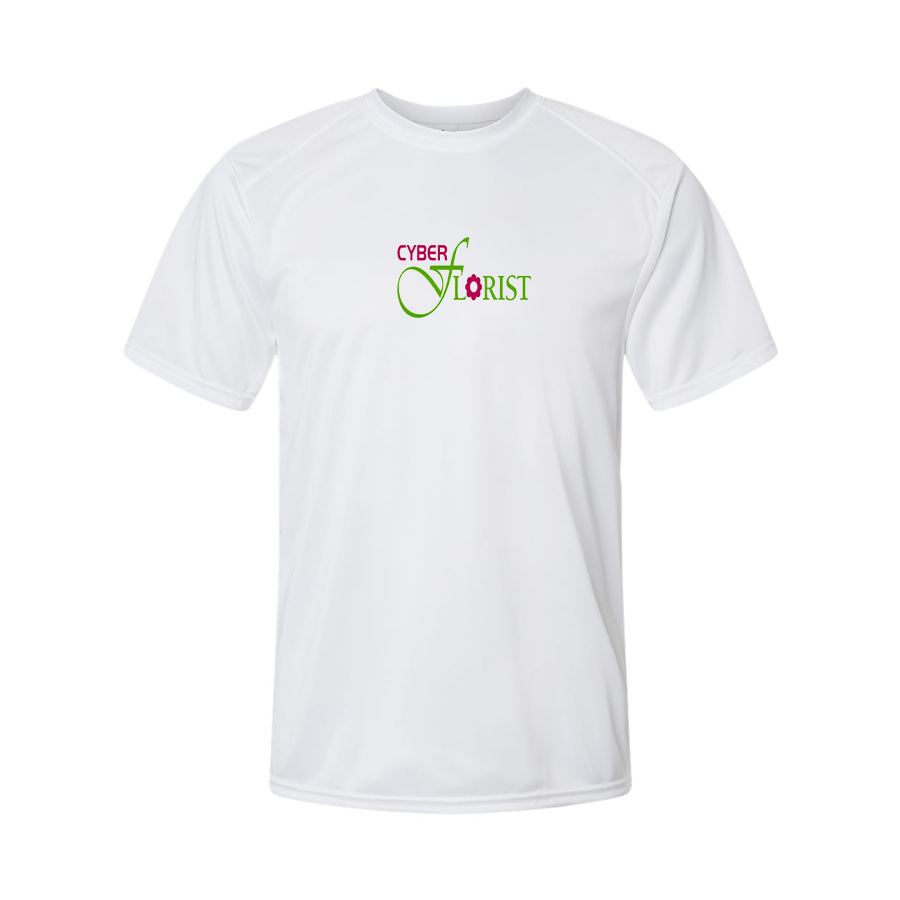 Men's Cyber Florist  Logo Performance T-Shirt