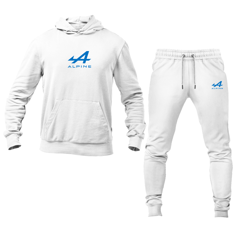 Men's Alpine Motor Logo Hoodie Joggers Set