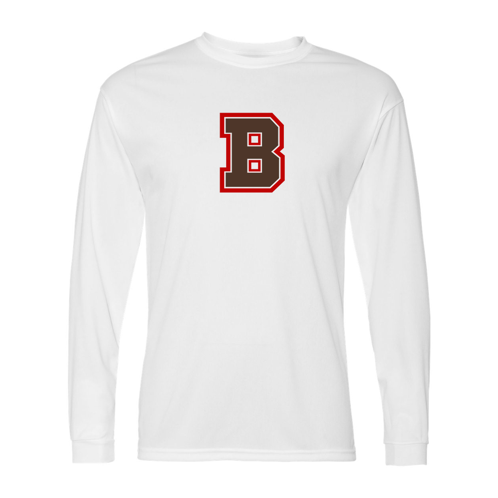 Men's Brown Bears Performance Long Sleeve T-Shirt