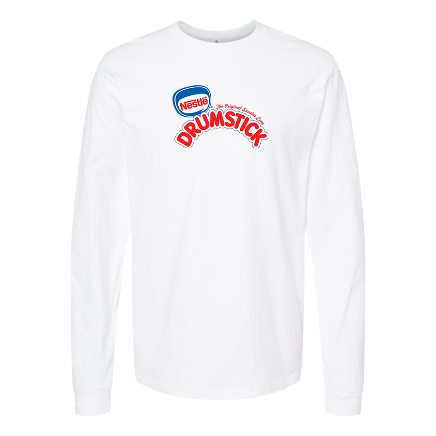 Men's Drumstick Logo Cotton Long Sleeve T-Shirt