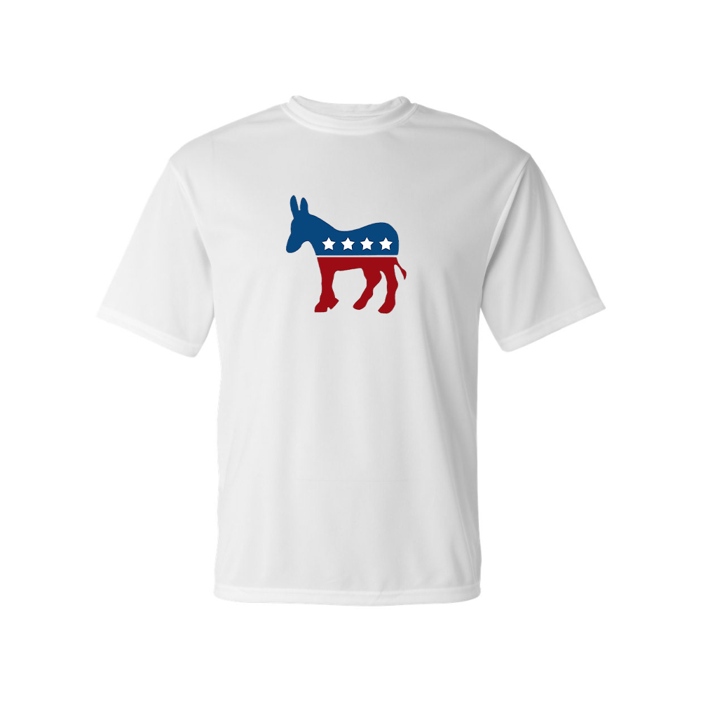 Men's Democrat Election Symbol Performance T-Shirt