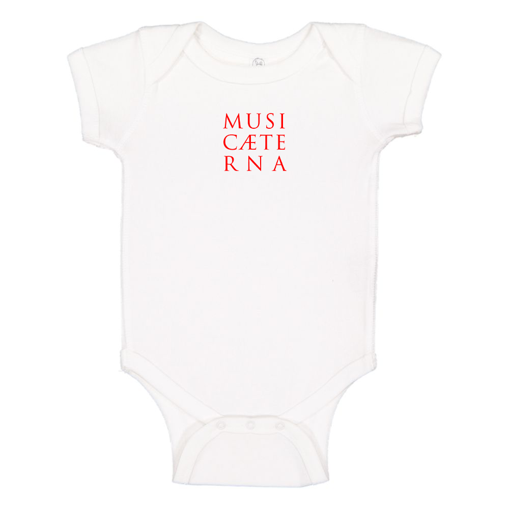 Music Aeterna  Logo Baby Onesie Romper
