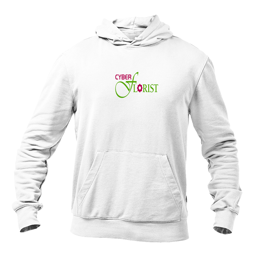 Men's Cyber Florist Logo Pullover Hoodie