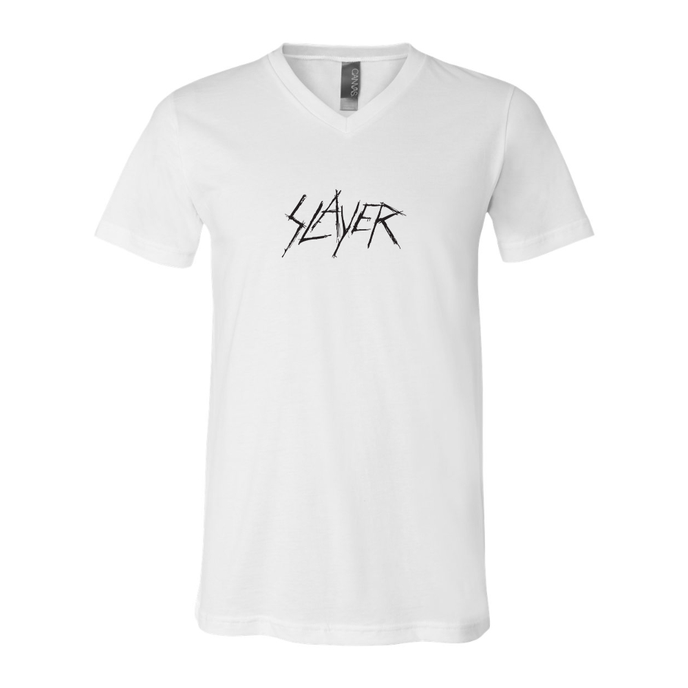 Slayer Carved BELLA  CANVAS - Jersey V-Neck T-Shirt
