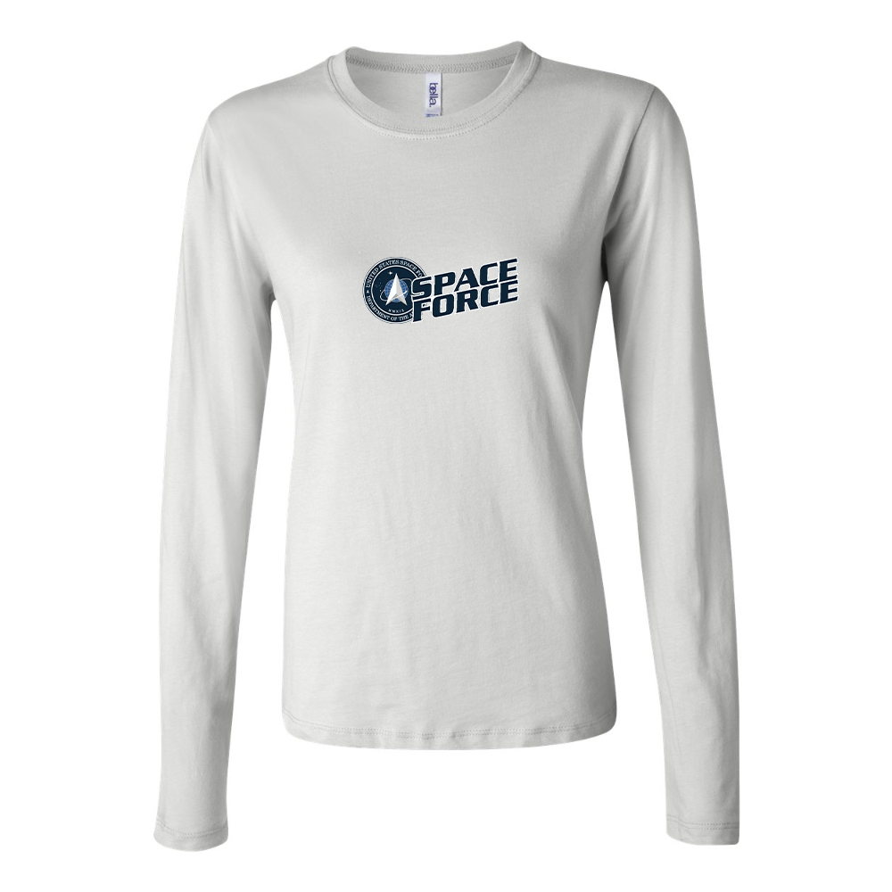 BELLA CANVAS Women’s Space Force Jersey Long Sleeve Tee