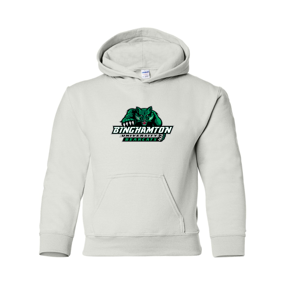 Youth  Binghamton Bearcats  Gildan Heavy Blend  Hooded Sweatshirt