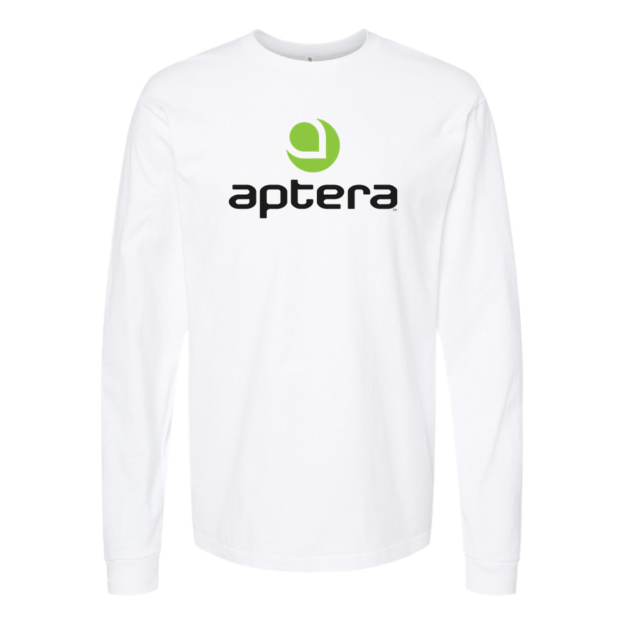 Men's  Aptera Motors Logo Cotton Long Sleeve T-Shirt