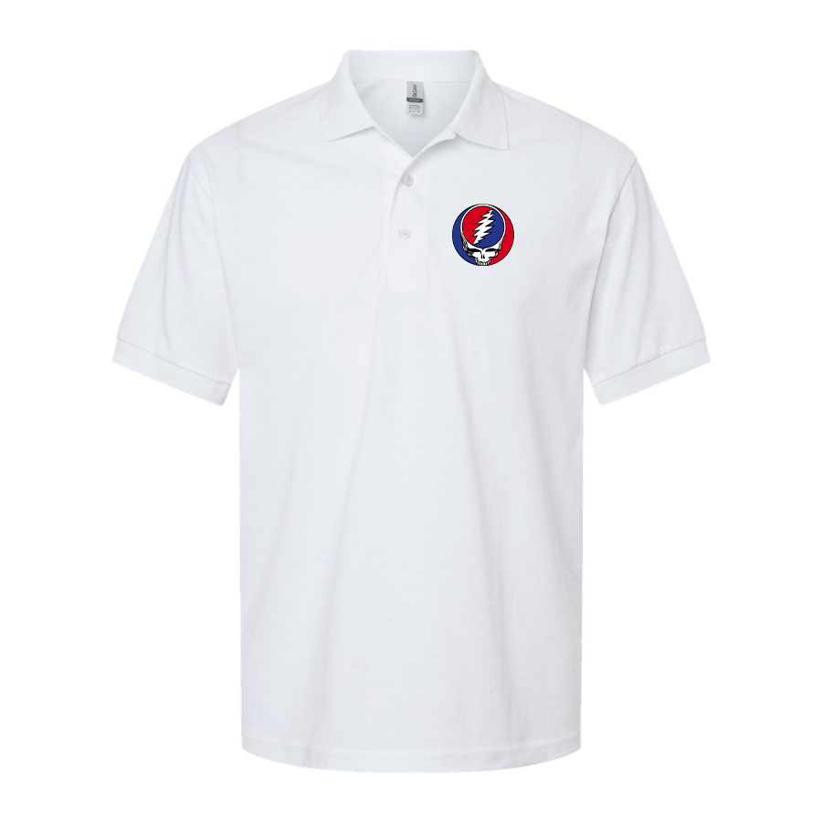 Men's Gratefu Dead Logo Dry Blend Polo