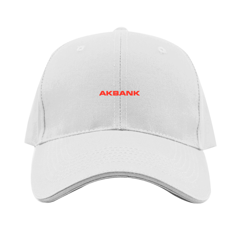 Akbank Logo  Dad Baseball Cap Hat