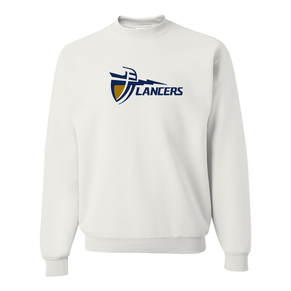 Men's California Baptist Lancers JERZEES NuBlend Crewneck Sweatshirt