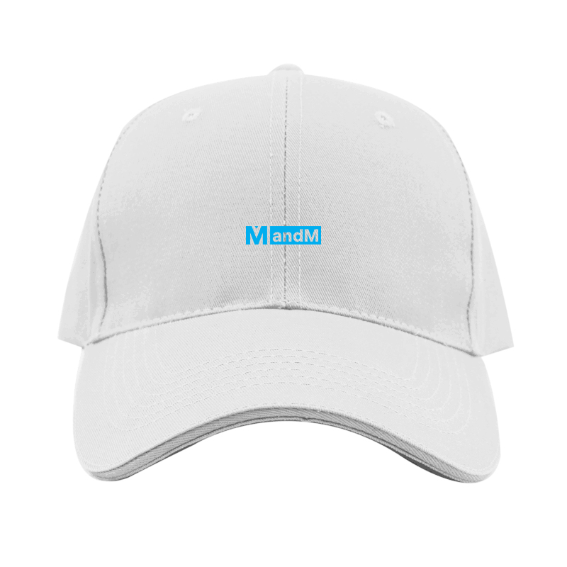 MandM Logo  Dad Baseball Cap Hat
