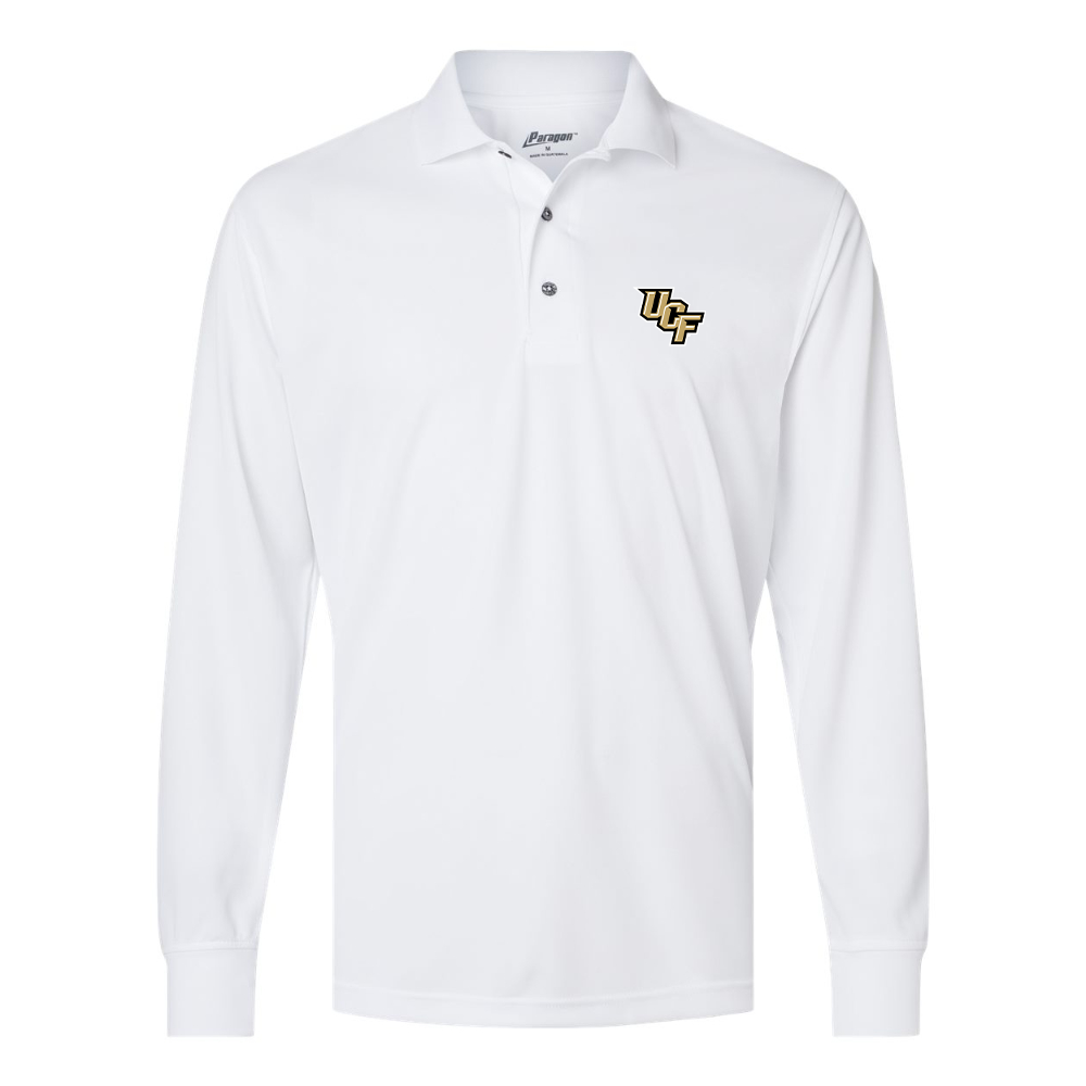 Men's Central Florida Knights  Paragon Prescott Long Sleeve Polo