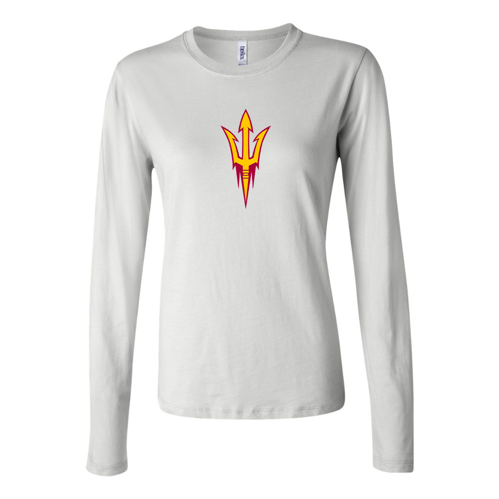 BELLA CANVAS Women’s Arizona State Sun Devils Jersey Long Sleeve Tee