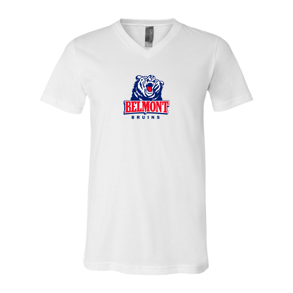 Belmont Bruins  BELLA  CANVAS - Jersey V-Neck T-Shirt