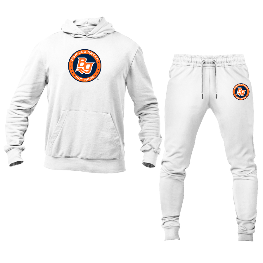 Men's Bowling Green Hot Rods Logo Hoodie Joggers Set