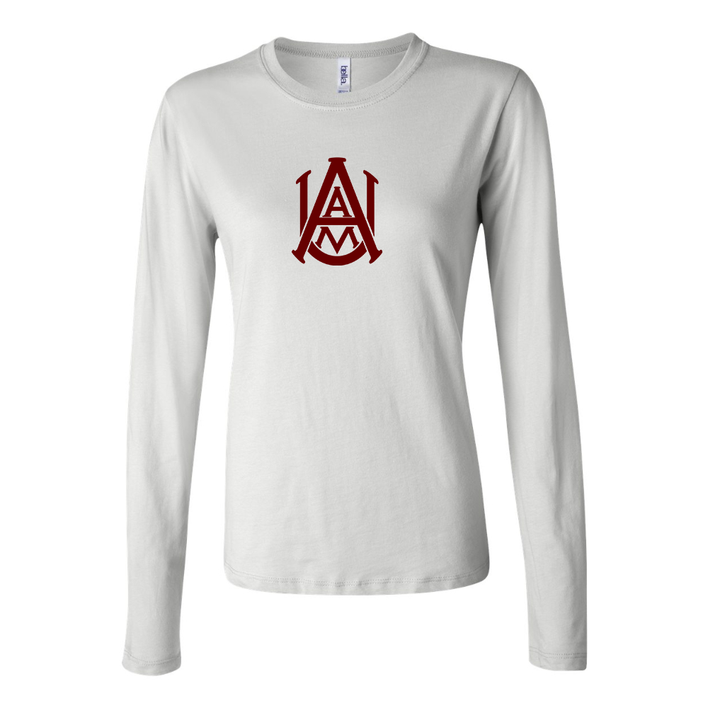 BELLA CANVAS Women’s Alabama AM Bulldogs  Jersey Long Sleeve Tee