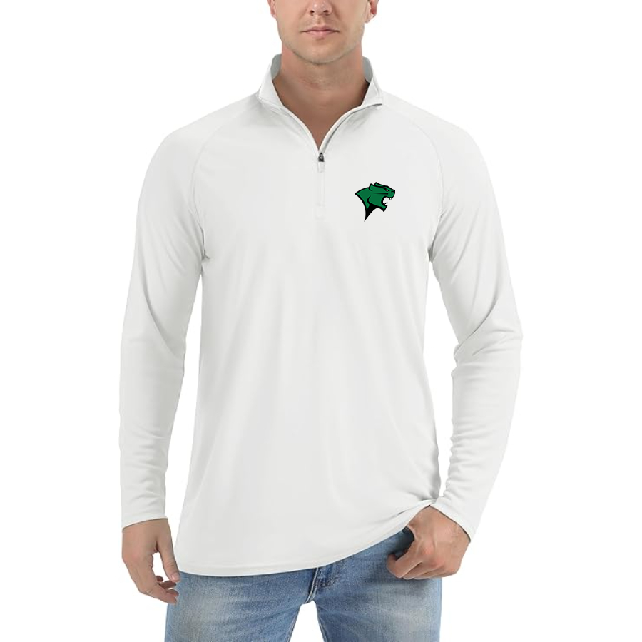 Men'sChicago State Cougars   Lightweight Quarter-Zip Athletic Shirt Long Sleeve Performance Wear