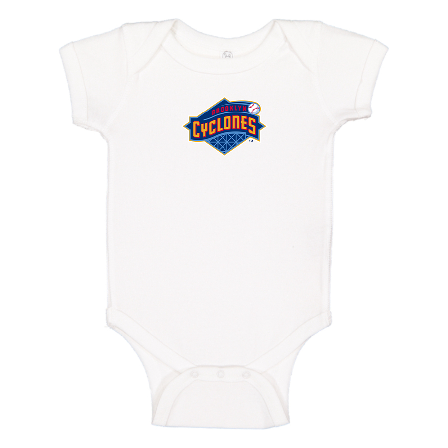 Brooklyn Cyclones Logo Baby Onesie Romper