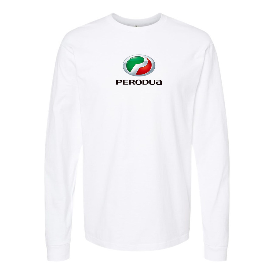 Men's Perodua Logo Cotton Long Sleeve T-Shirt