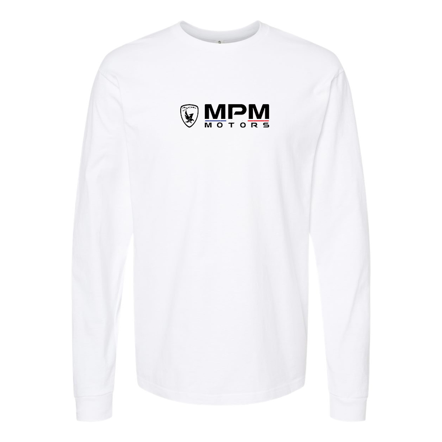 Men's MPM-Motors  Logo Cotton Long Sleeve T-Shirt