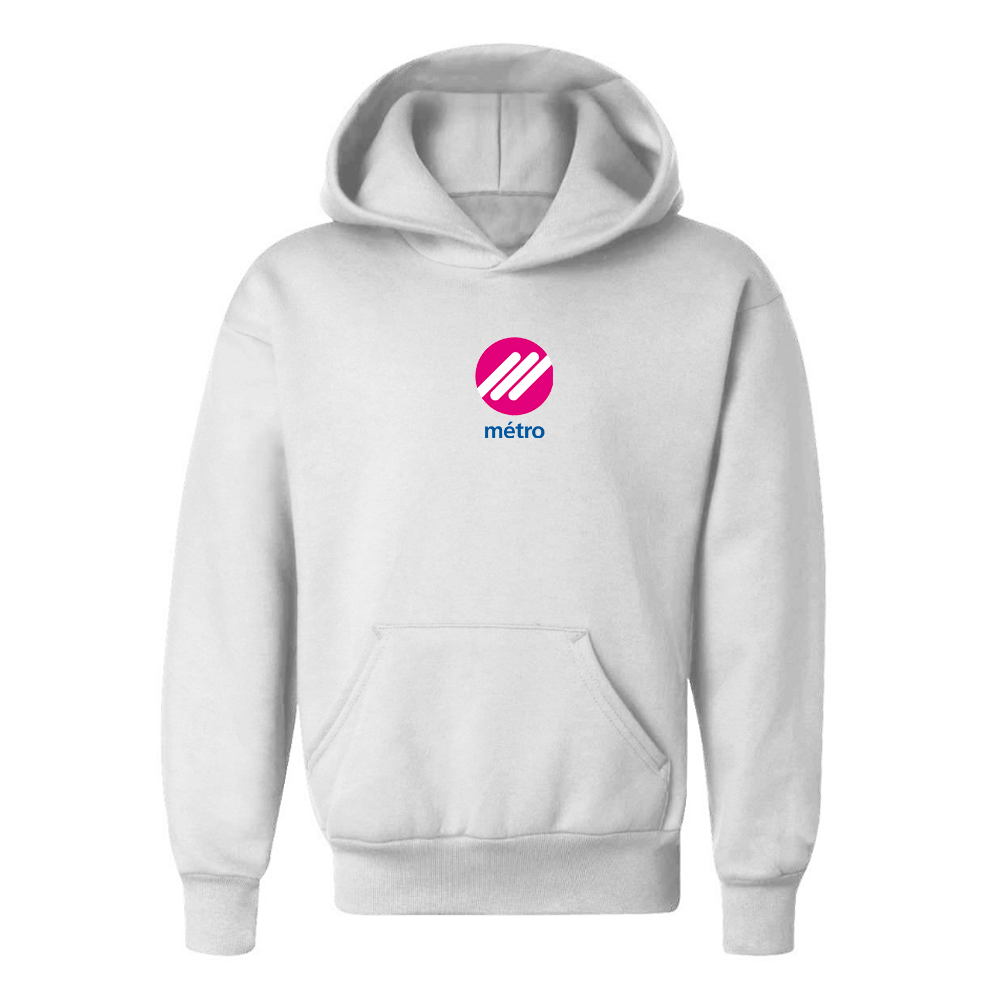 Youth Lausanne Métro Logo  Pullover Hoodie