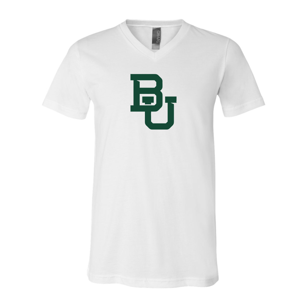 Baylor Bears  BELLA  CANVAS - Jersey V-Neck T-Shirt