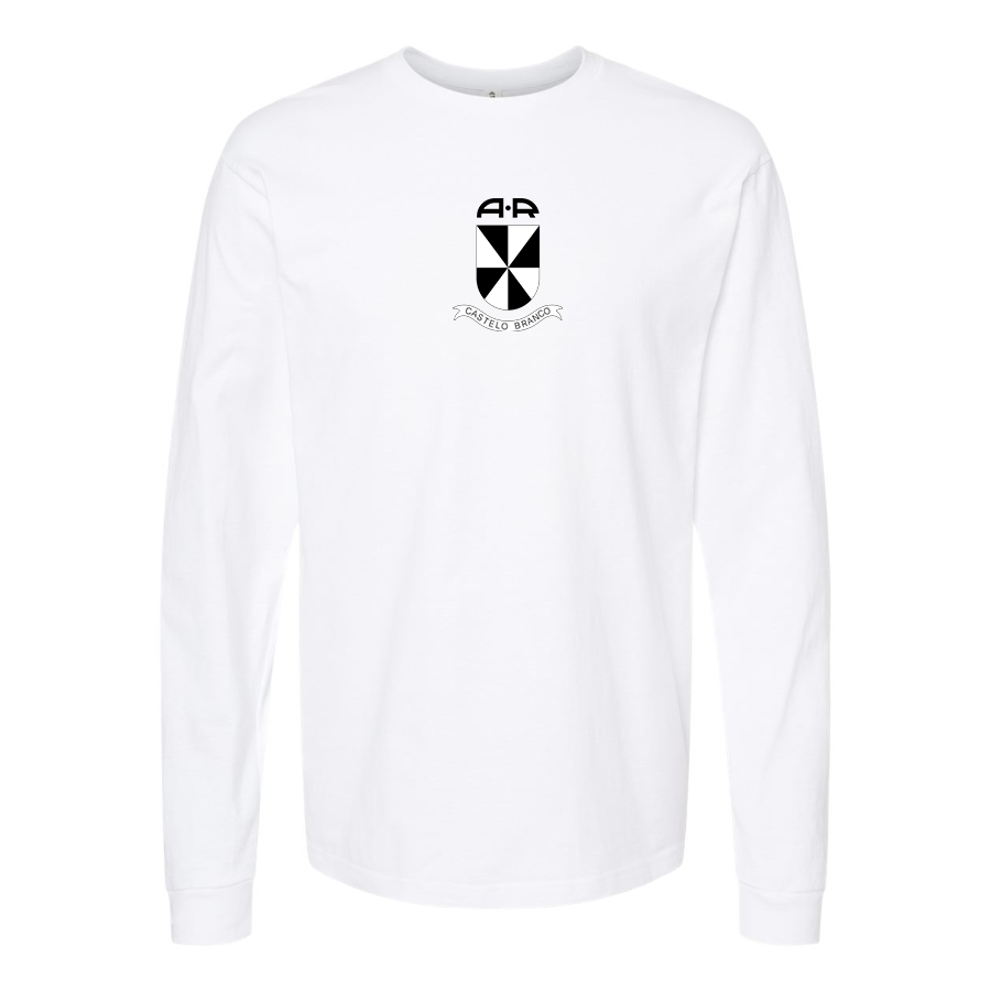 Men's Alcobia e Ribeiro Logo Cotton Long Sleeve T-Shirt