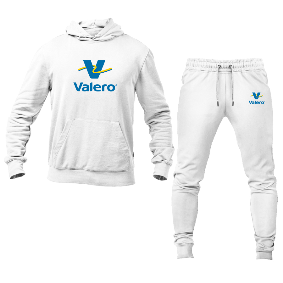 Men's Valero Gas Station Logo Hoodie Joggers Set