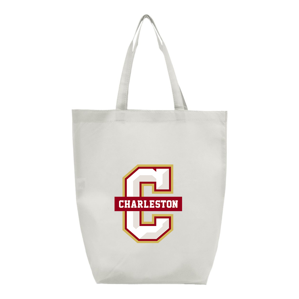 Charleston Cougars Q-Tees Non-Woven Gusset Bottom Tote