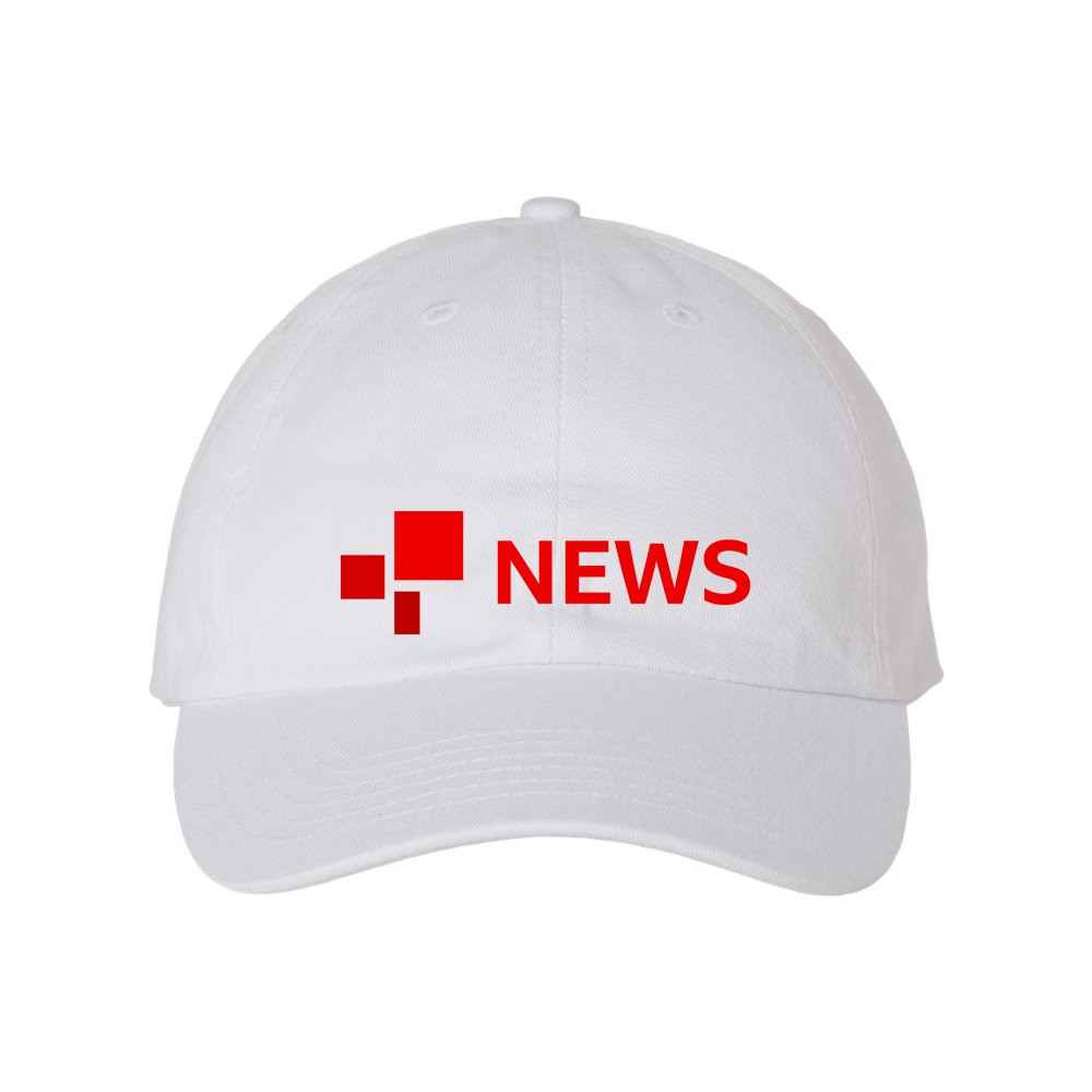 BBC News Valucap Adult Bio-Washed Classic Dad Hat