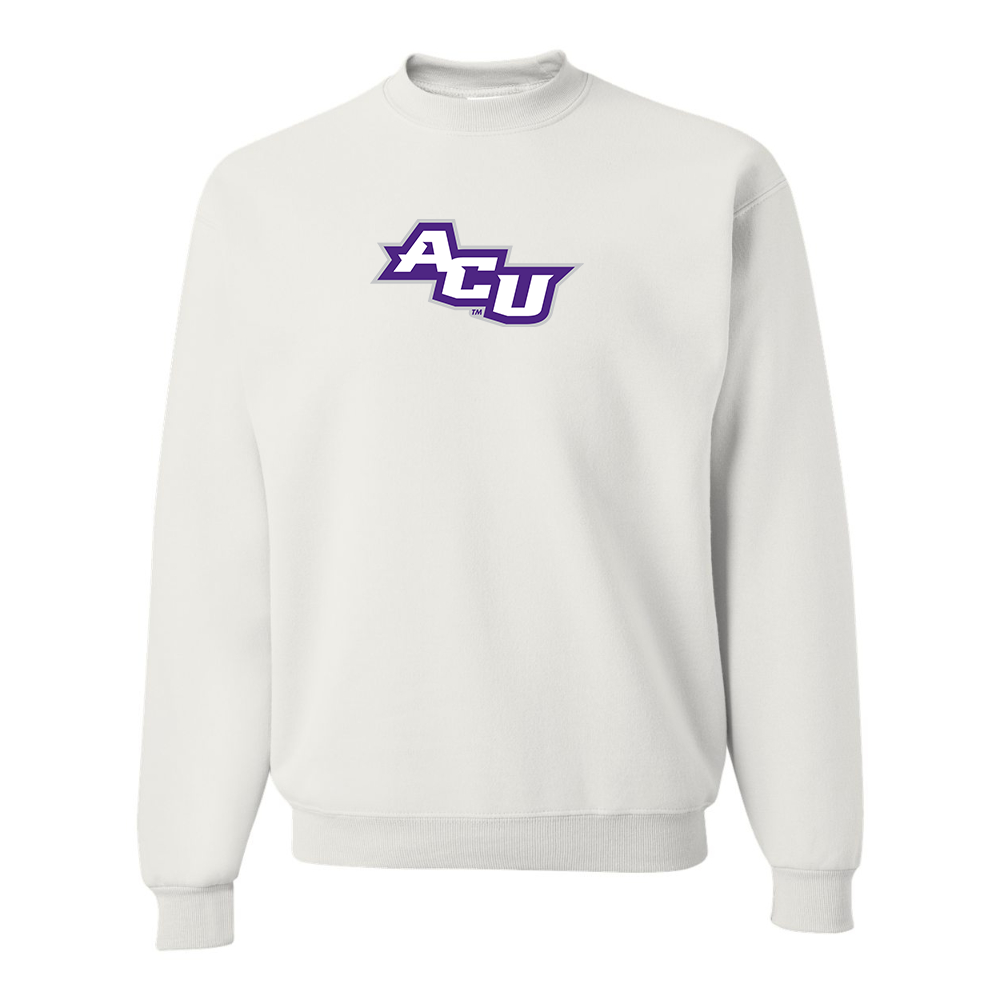 Men's Abilene Christian Wildcats   JERZEES NuBlend Crewneck Sweatshirt