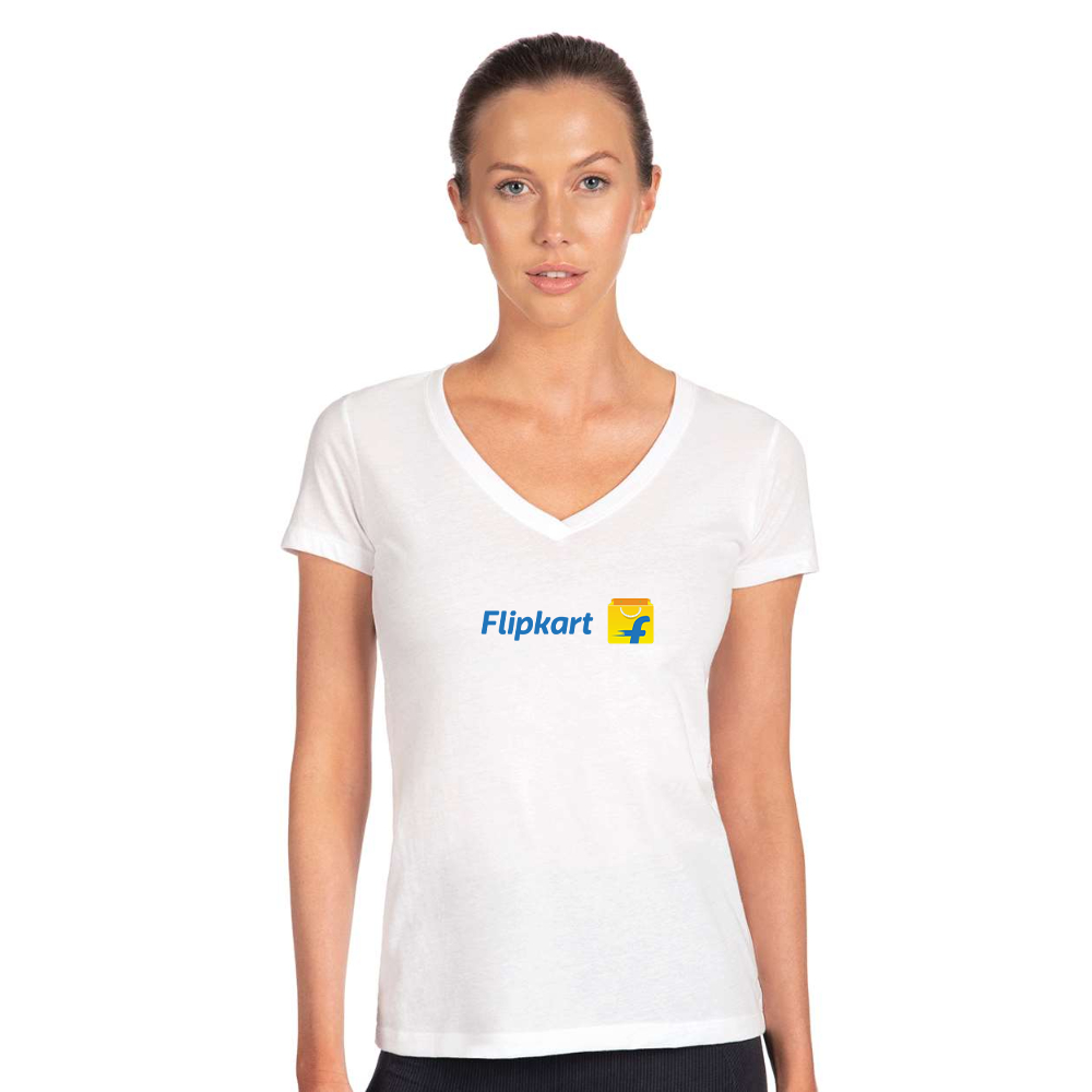 Women's  Flipkart  Next Level V-Neck T-Shirt