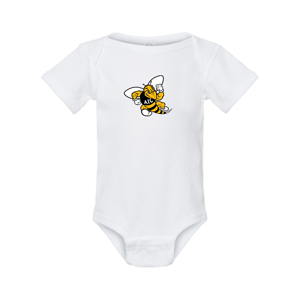 AIC Yellow Jackets   Rabbit Skins Infant Baby Rib Bodysuit